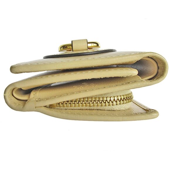 GUCCI Beige Leather Horsebit Wallet - Picture 3 of 5
